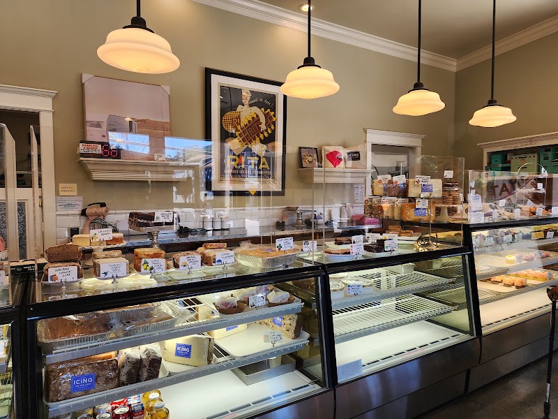 Full bakery display counter