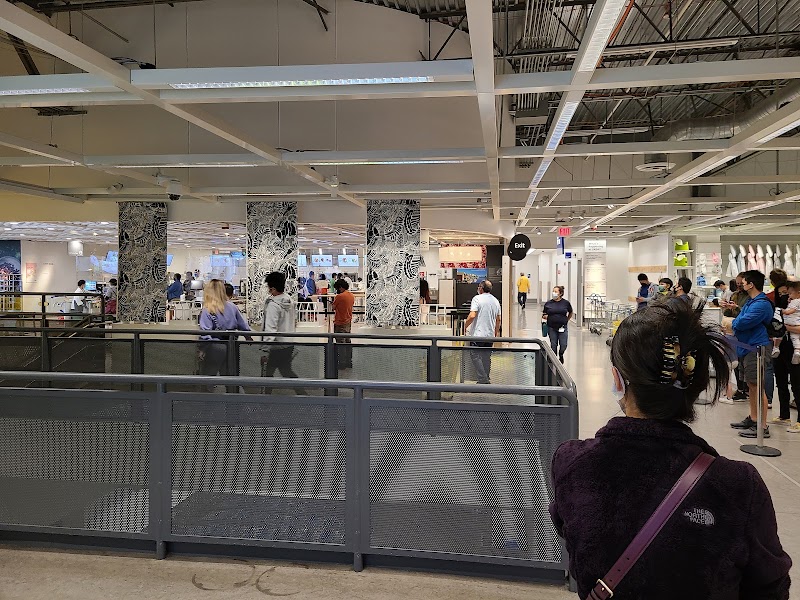 Lively in-store dining area