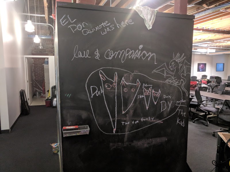 Community creativity on the chalkboard