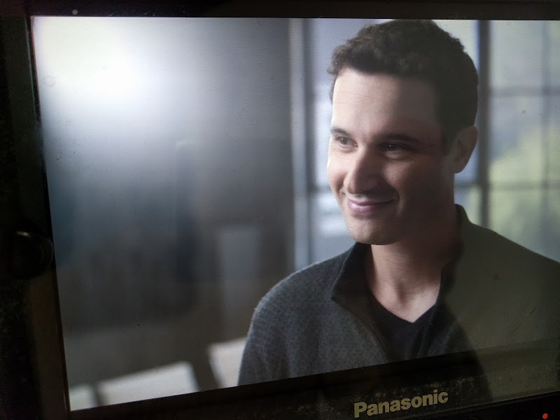 Confident smile on camera
