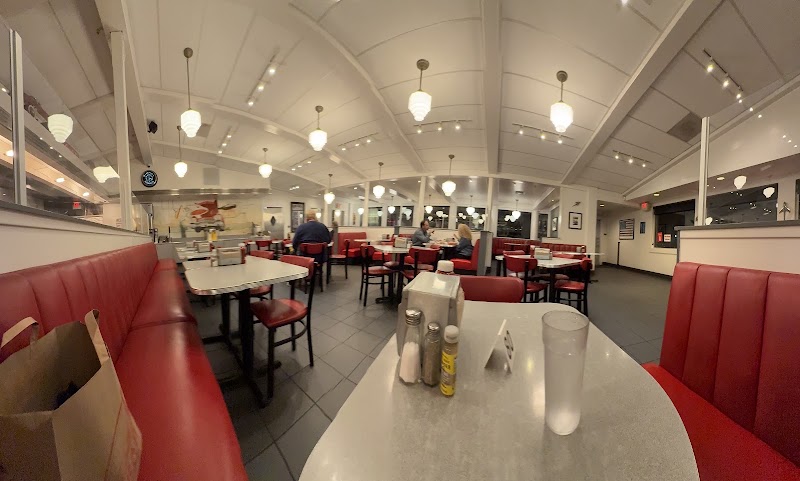 Cozy diner booth seating