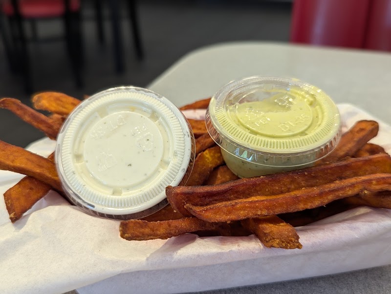 Crispy sweet potato fries