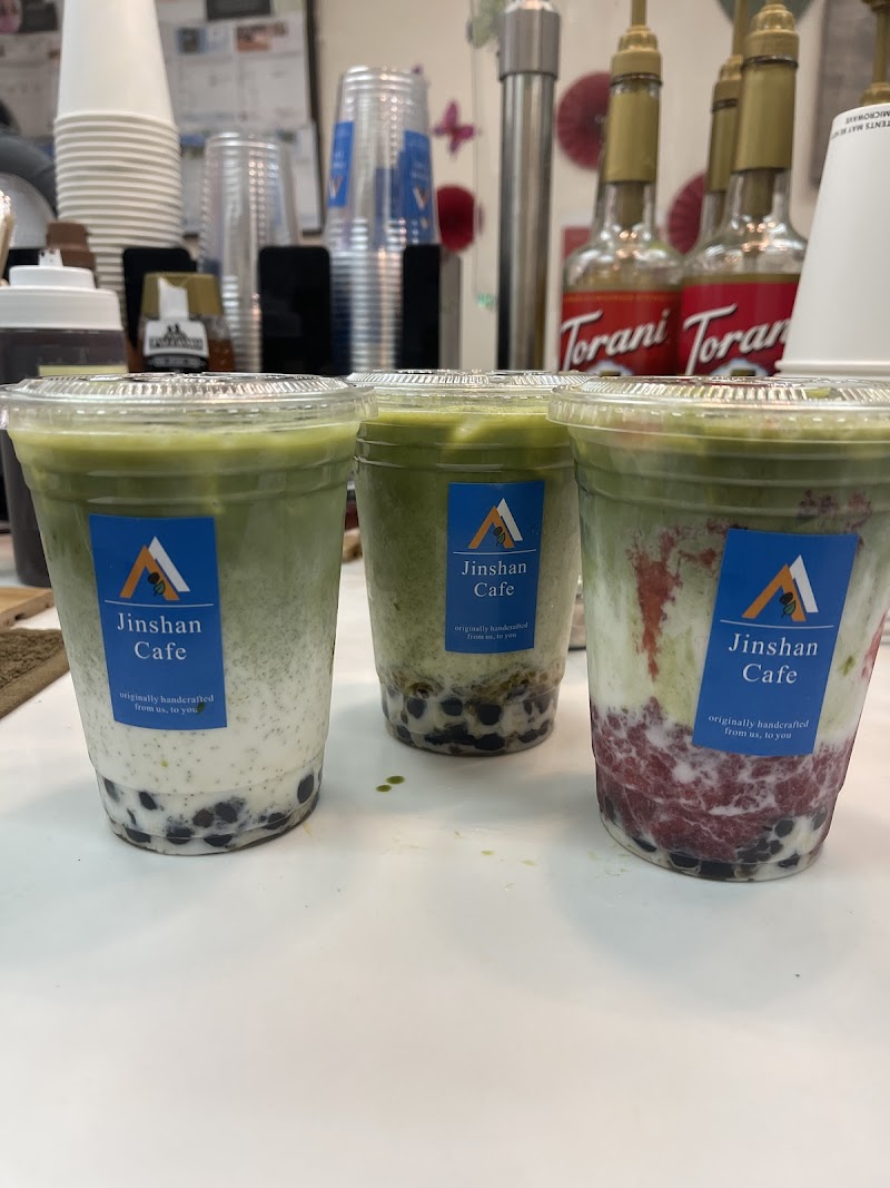 Handcrafted matcha boba drinks