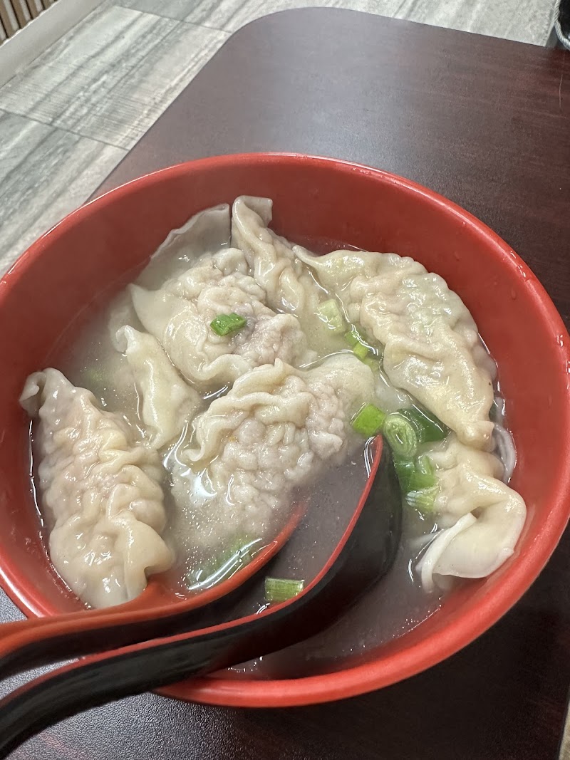 Wonton soup, freshly made