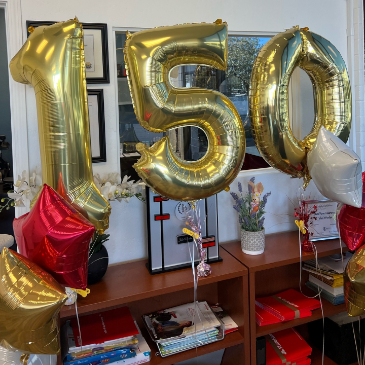 Celebrating 150 clients milestone