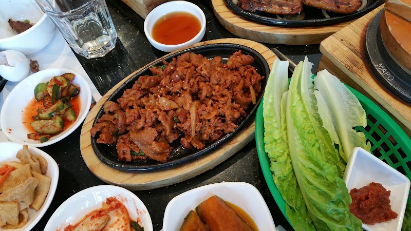 Sizzling marinated beef bulgogi