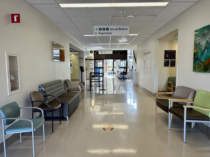 Bright internal medicine corridor