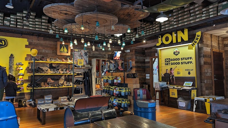Bold yellow workshop interior