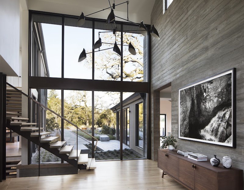 Dramatic Double-Height Entryway