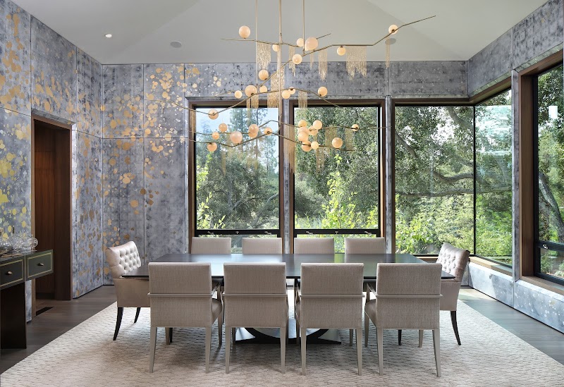 Luminous Dining Room Drama