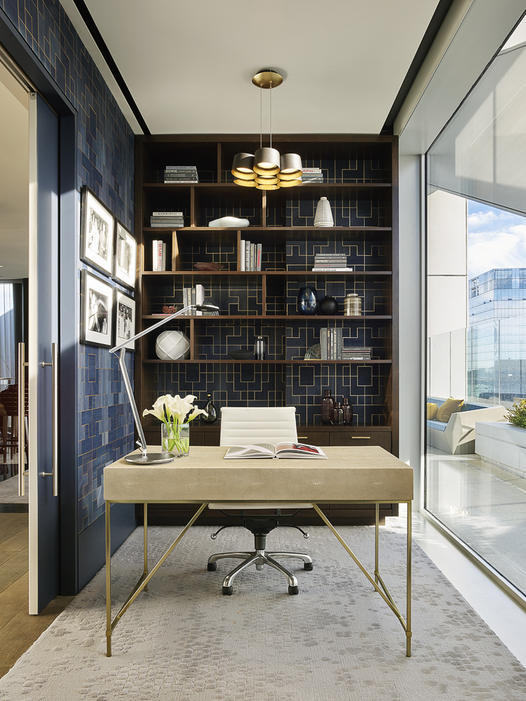 Refined home office design