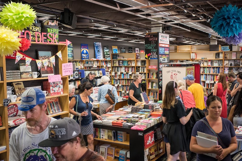 Lively browsing inside the store