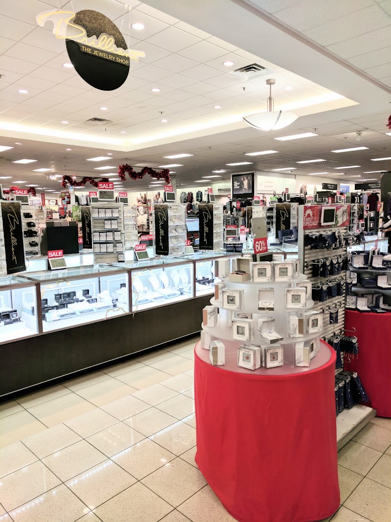 Jewelry shop with sale displays