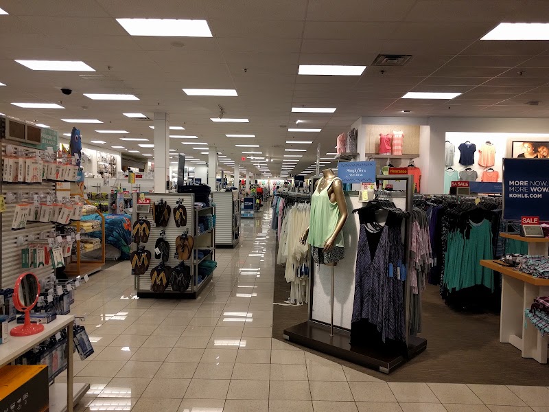 Spacious women's apparel floor