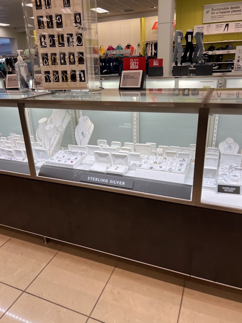 Sterling silver jewelry counter