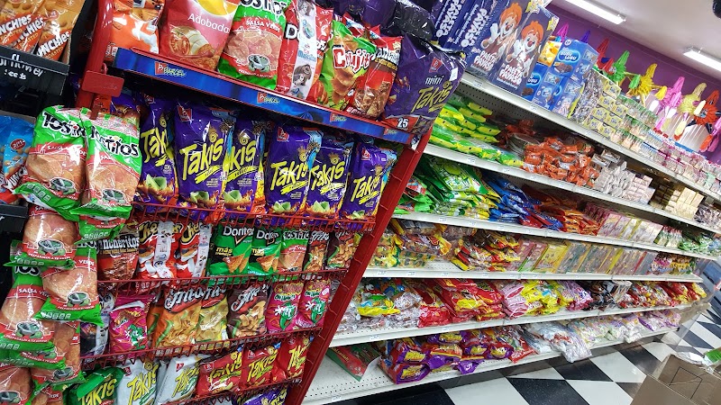 Aisles full of snacks