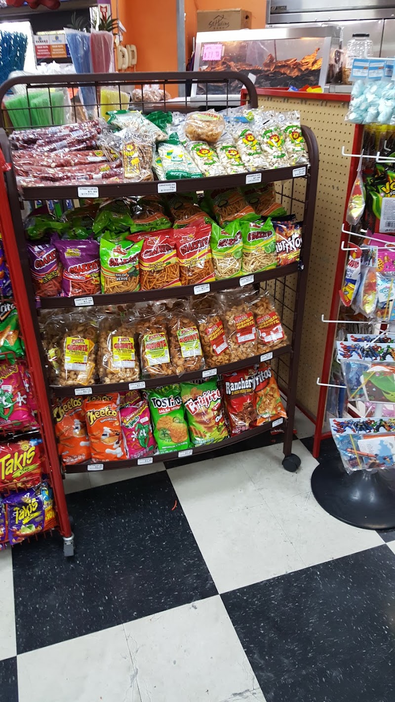 Familiar snacks, stocked shelves