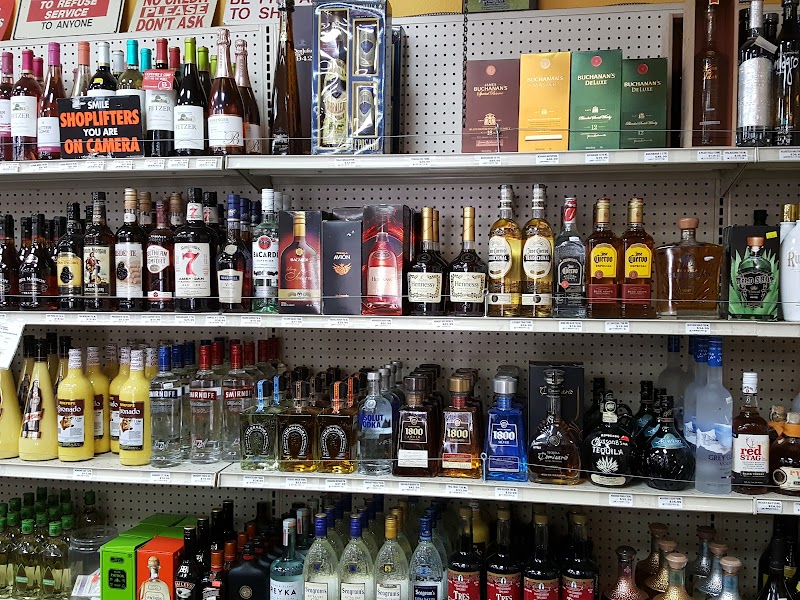 Wide spirits selection inside