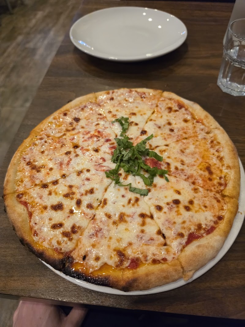 Classic margherita, fresh basil