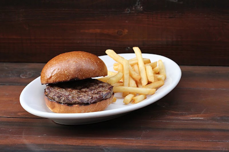Classic burger and fries