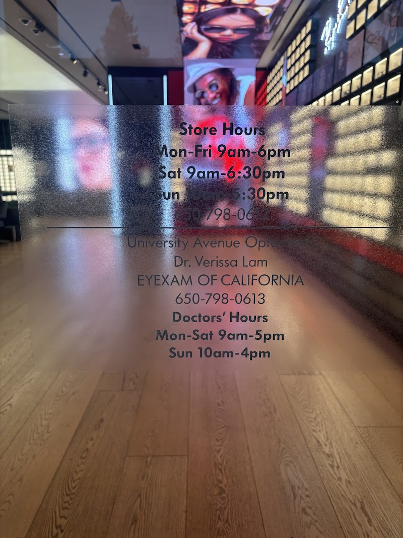 Store hours and doctor schedule