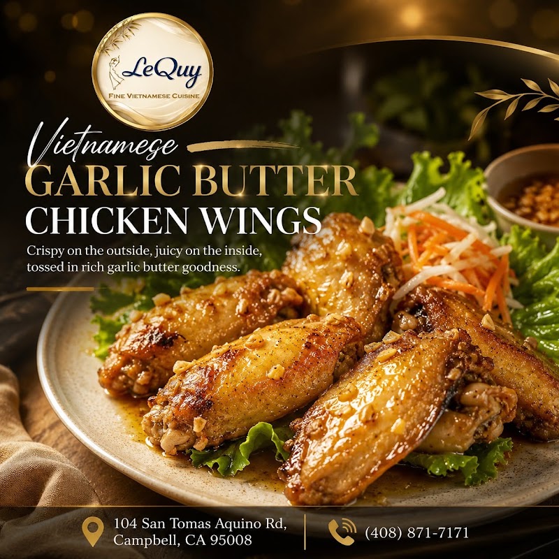 Garlic butter chicken wings