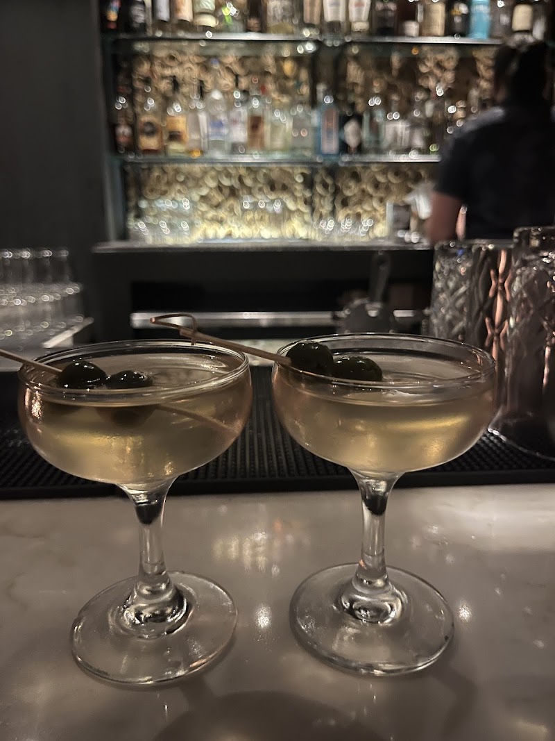 Dirty martinis, ready to sip