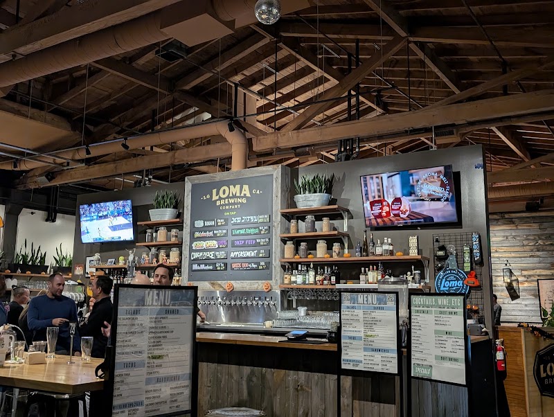 Lively bar, game day