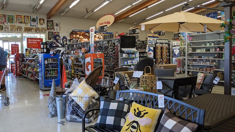 Well-stocked, browsable store interior