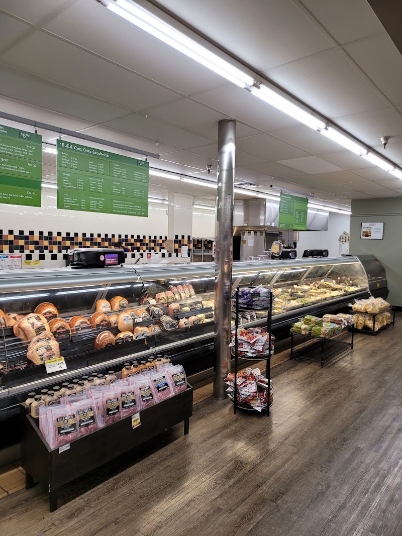 Deli counter, ready to serve