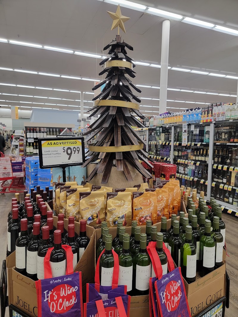 Festive wine and treats