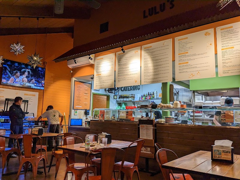 Warm indoor dining room