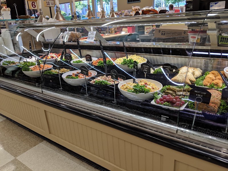 Deli counter, ready to serve