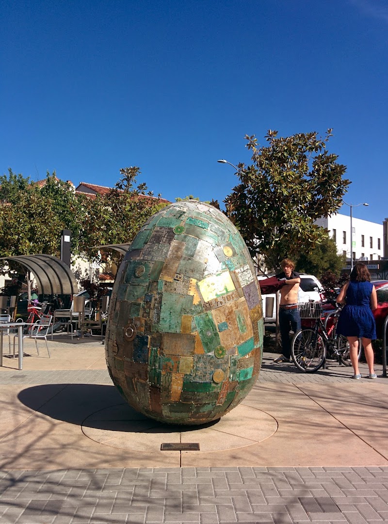 Cool art egg sculpture