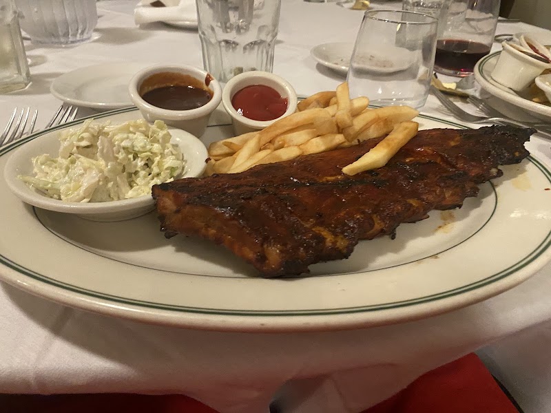 Glazed ribs, classic sides