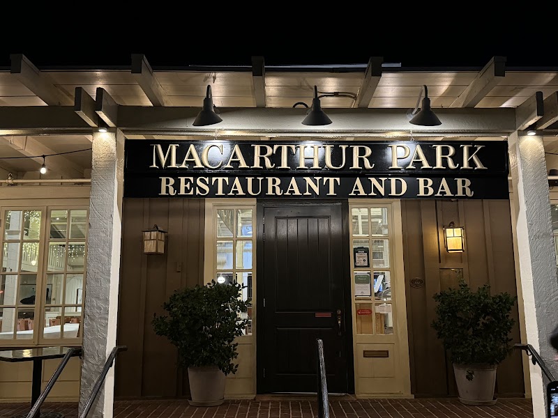 Warm glow, welcoming entrance