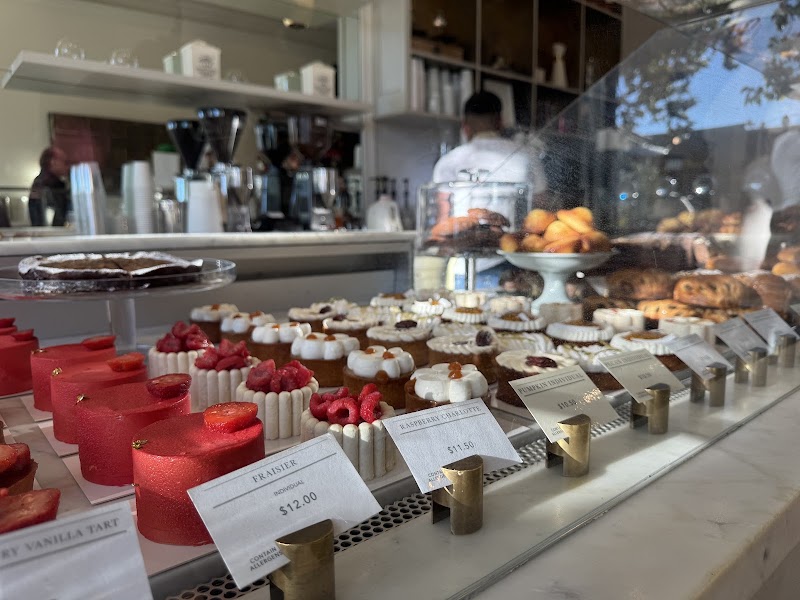 French pastries, artfully displayed
