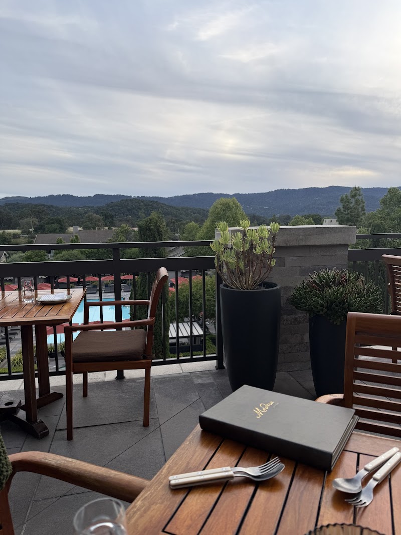Open veranda, hillside views