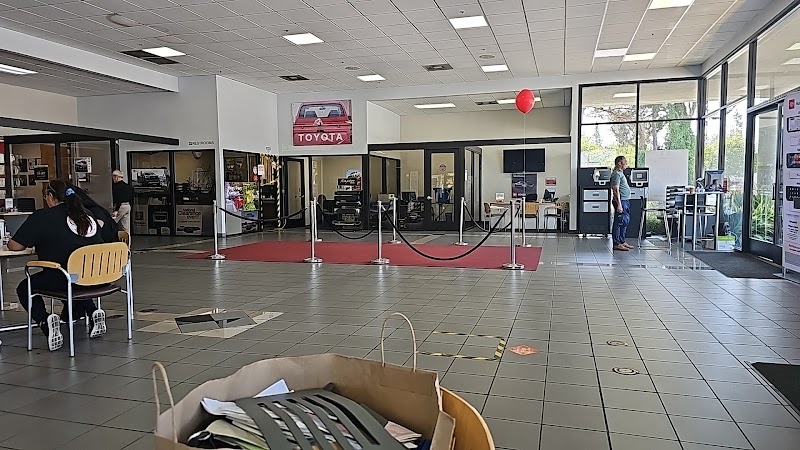 Welcoming dealership floor inside