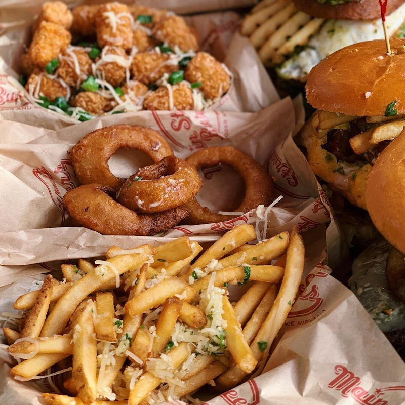 Loaded sides and burgers