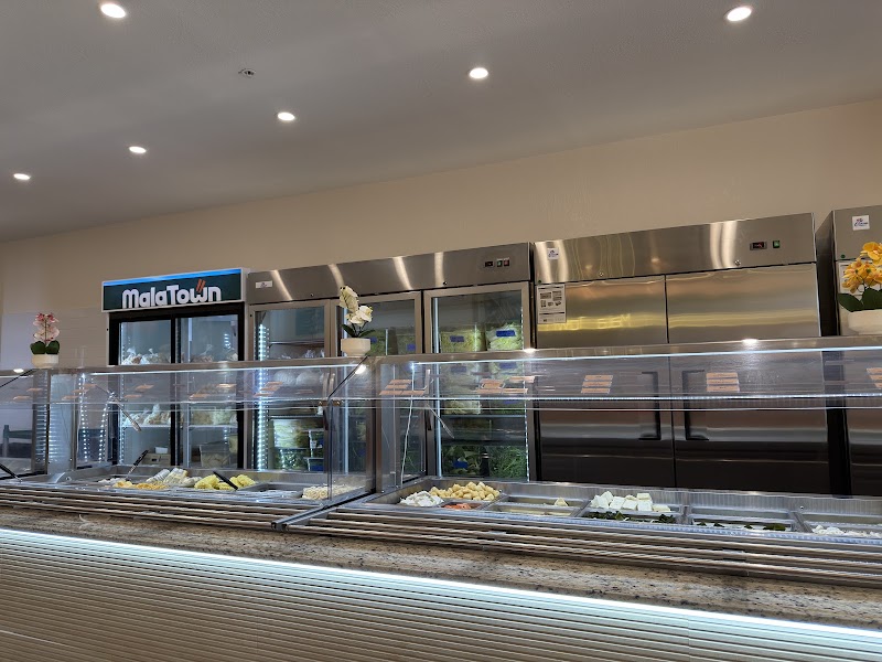 Chilled fresh ingredients ready