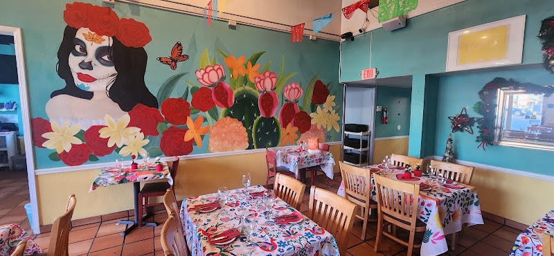 Vibrant dining room mural