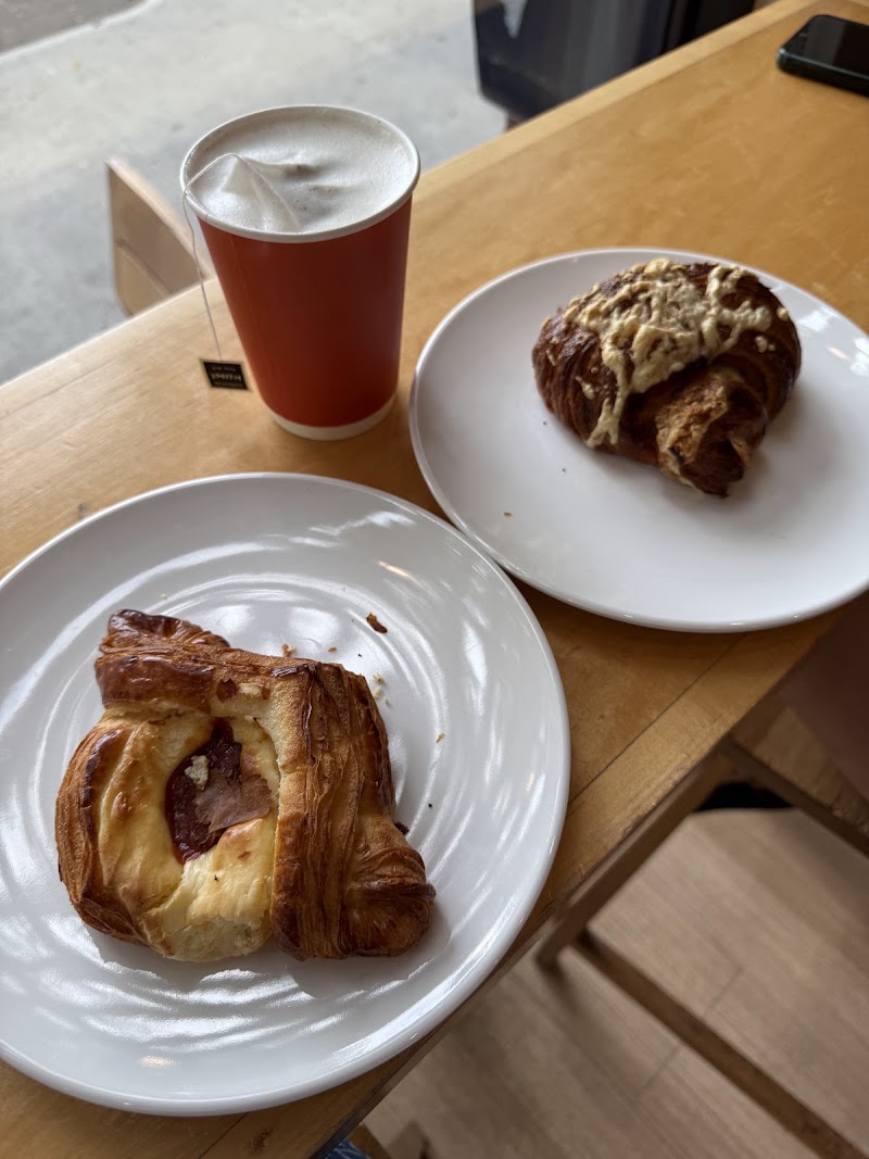 Flaky croissants, cozy morning