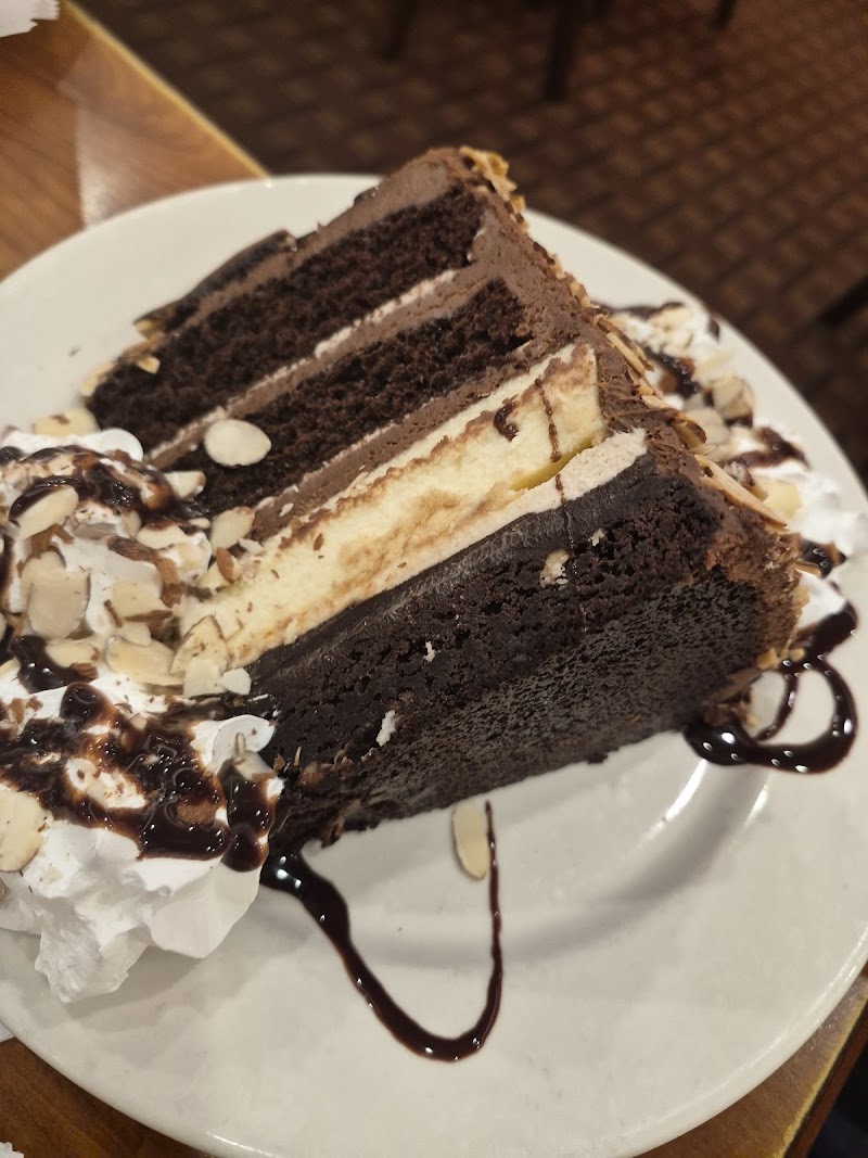 Generous chocolate layer cake