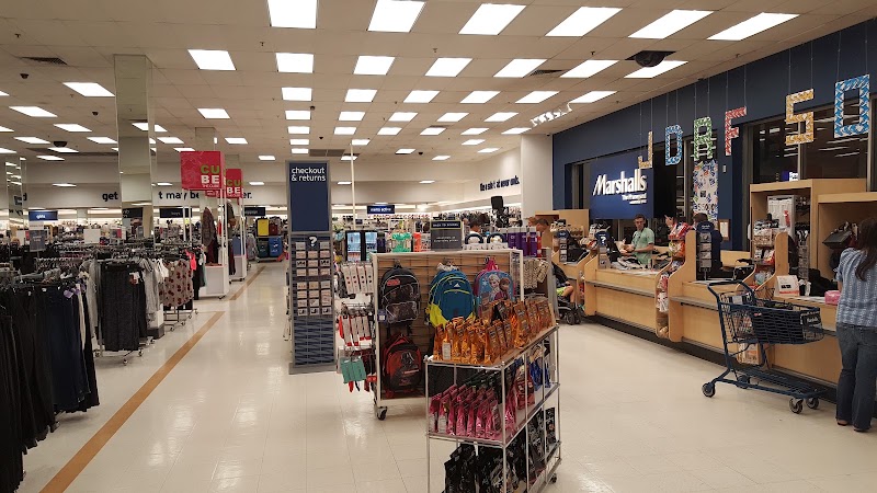 Bright, organized checkout area