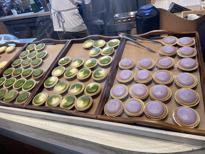 Colorful specialty tart selection