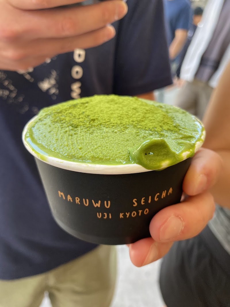 Matcha ice cream cup