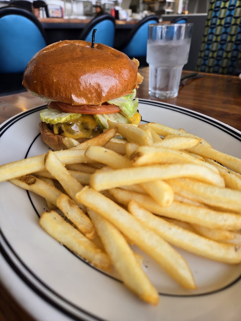 Classic burger and fries
