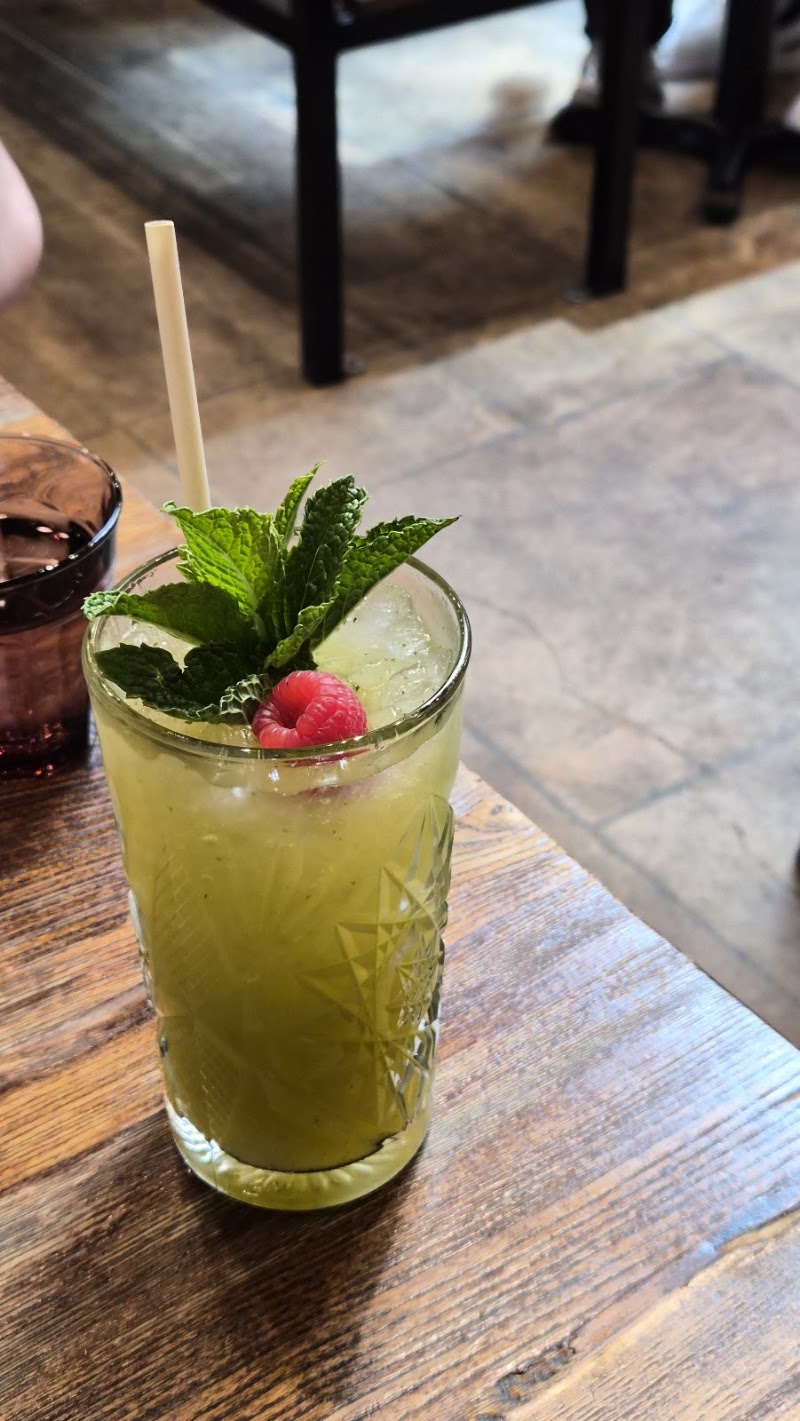House refresher, mint garnish