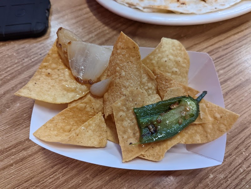 Chips with roasted jalapeño